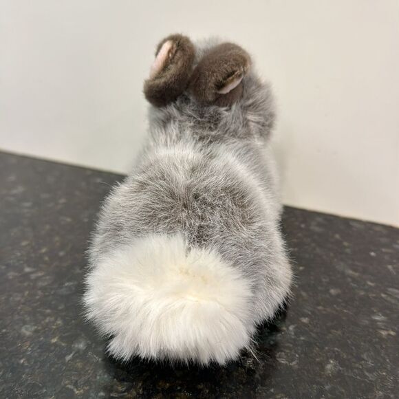 Baby Bunny Tan Miyoni Tots Aurora Plush Stuffed Animal 7" Easter Basket - Picture 4 of 9